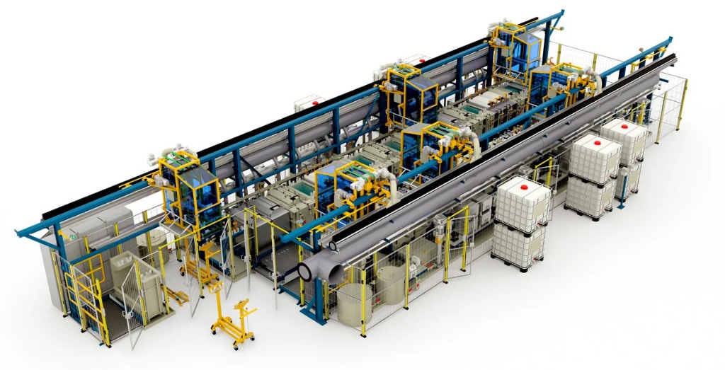 Electroplating machines, accessories, and industrial supply logistics