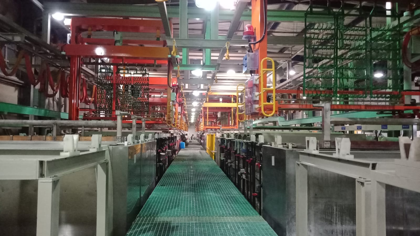 Plating line and production troubleshooting support